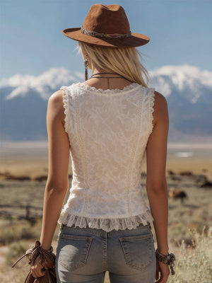 The Anaëlle Lace Top