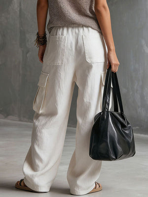 The Ernestine-Marie Cotton Linen Trousers