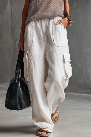 The Ernestine-Marie Cotton Linen Trousers