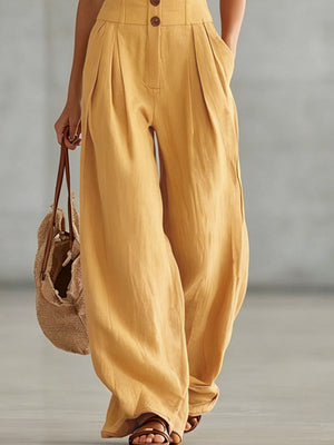 The Emmeline Cotton Linen Jumpsuit