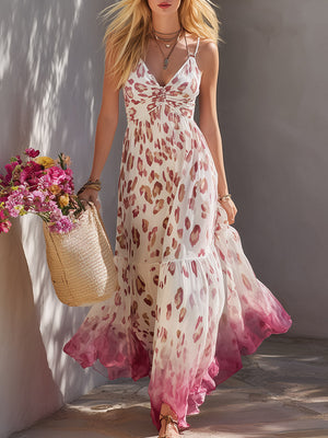 The Aurélienne Chiffon Maxi Dress