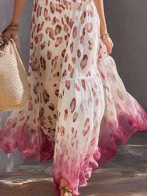 The Aurélienne Chiffon Maxi Dress