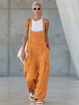 The Élisende Cotton Linen Jumpsuit