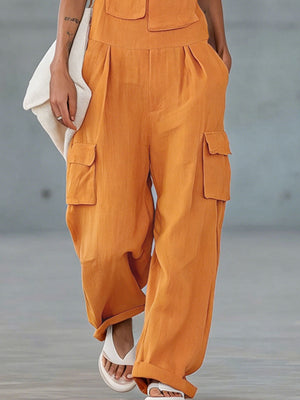 The Élisende Cotton Linen Jumpsuit