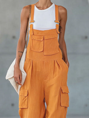 The Élisende Cotton Linen Jumpsuit