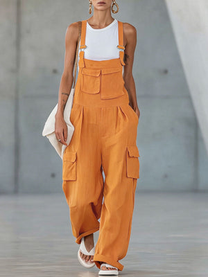 The Élisende Cotton Linen Jumpsuit