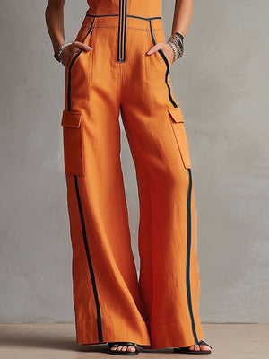 The Éliacinthe Cotton Linen Jumpsuit