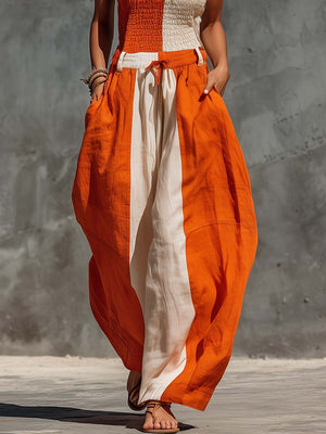The Edmée-Marie Cotton Linen Jumpsuit