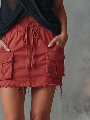The Donatienne Cotton Linen Skirt