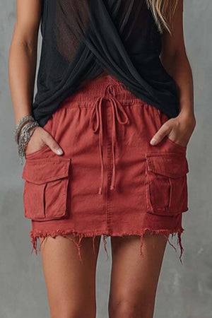 The Donatienne Cotton Linen Skirt