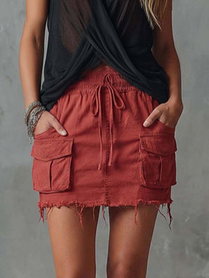 The Donatienne Cotton Linen Skirt