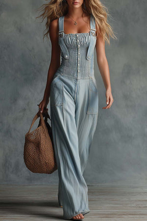 The Dagoberte Denim Jumpsuit