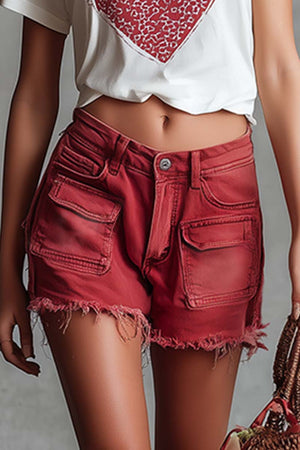 The Colombine-Marie Denim Shorts