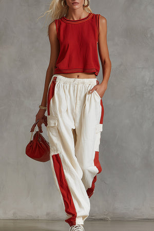 The Daphné Cargo Linen Set