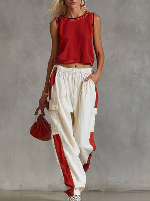 The Daphné Cargo Linen Set
