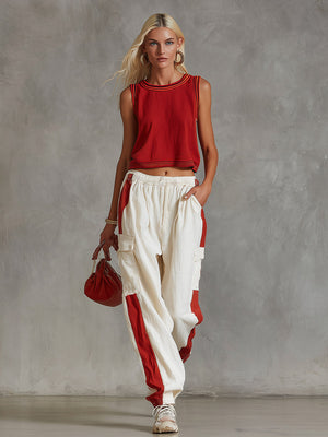 The Daphné Cargo Linen Set