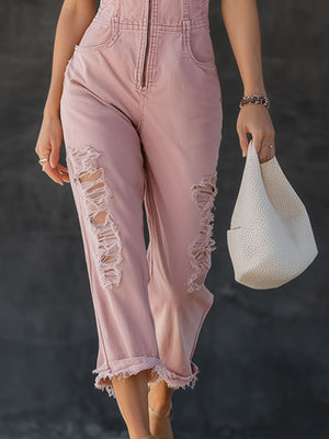 The Cendrille Denim Jumpsuit