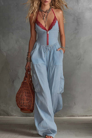 The Cécilienne Lace Jumpsuit
