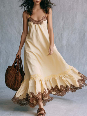 The Glycère Lace Maxi Dress