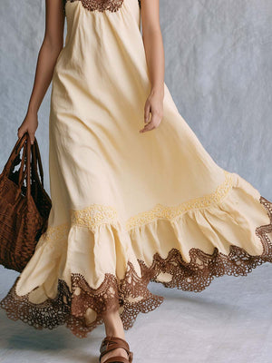 The Glycère Lace Maxi Dress