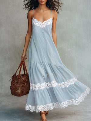 The Grimonde Cotton Linen Maxi Dress