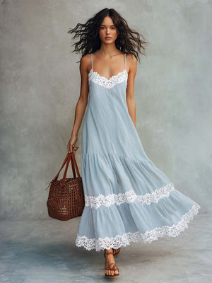 The Grimonde Cotton Linen Maxi Dress