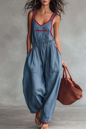 The Brunissende Cotton Linen Jumpsuit