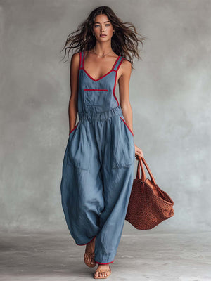The Brunissende Cotton Linen Jumpsuit