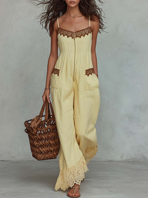 The Calliope Cotton Linen Jumpsuit
