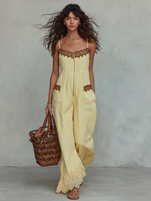 The Calliope Cotton Linen Jumpsuit