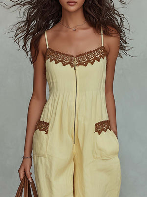 The Calliope Cotton Linen Jumpsuit