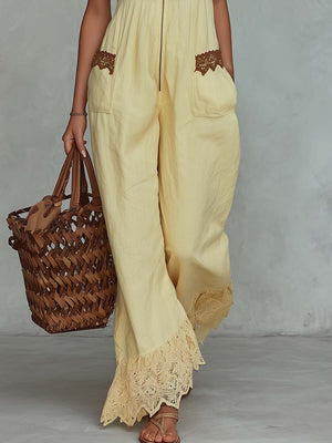 The Calliope Cotton Linen Jumpsuit
