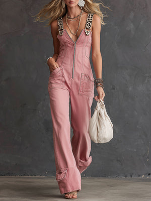 The Brigide Denim Jumpsuit