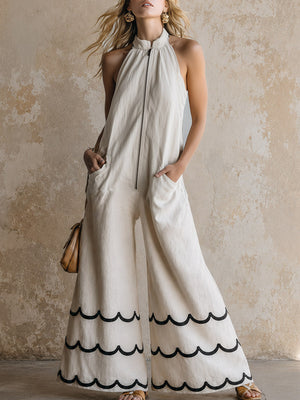The Bernardine Cotton Linen Jumpsuit