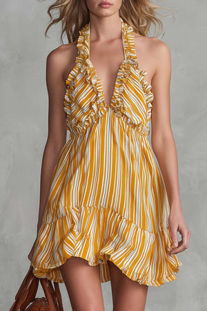The Ismérie Chiffon Mini Dress