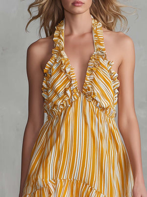 The Ismérie Chiffon Mini Dress