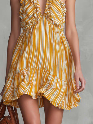 The Ismérie Chiffon Mini Dress