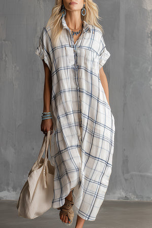 The Joÿ Cotton Linen Maxi Dress