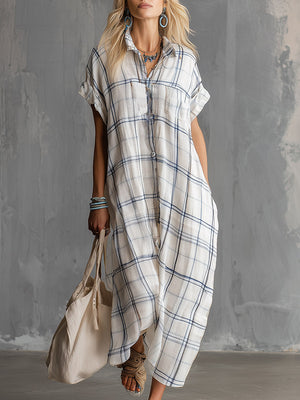 The Joÿ Cotton Linen Maxi Dress