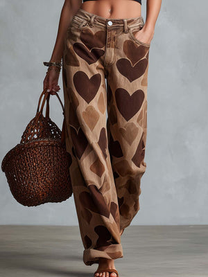 The Aubeline-Rose Denim Trousers