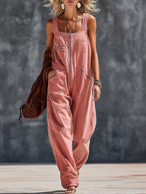 The Basilie Denim Jumpsuit