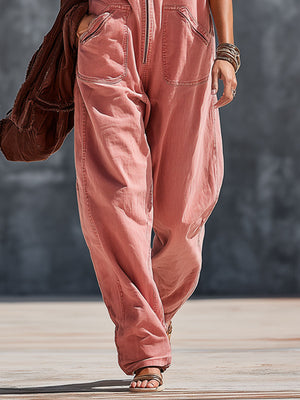 The Basilie Denim Jumpsuit