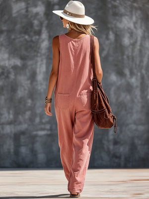 The Basilie Denim Jumpsuit