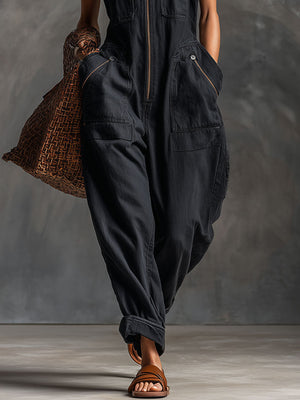 The Baudelie Denim Jumpsuit