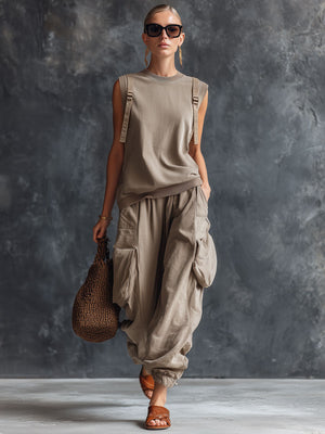 The Léa Cargo Cotton Set