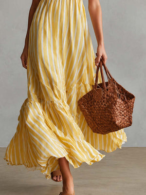 The Liobane Chiffon Maxi Dress
