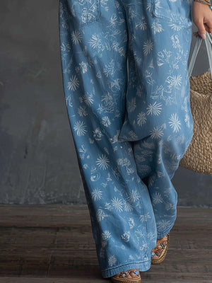 The Azélie Denim Jumpsuit