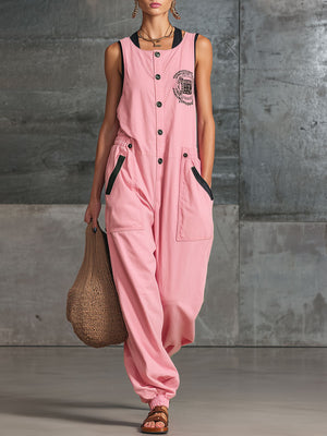 The Bavonne Cotton Jumpsuit