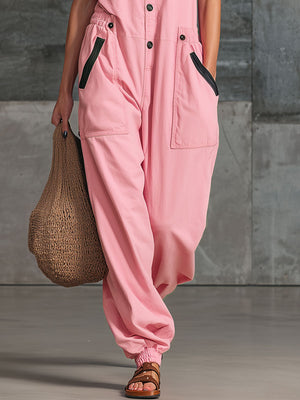 The Bavonne Cotton Jumpsuit