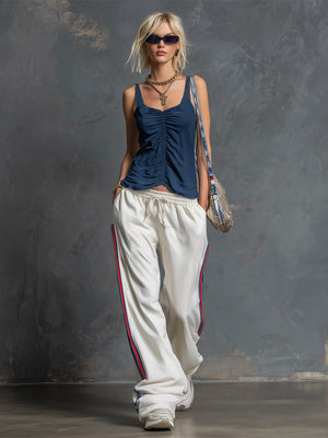 The Maëlle Pleated Cotton Set